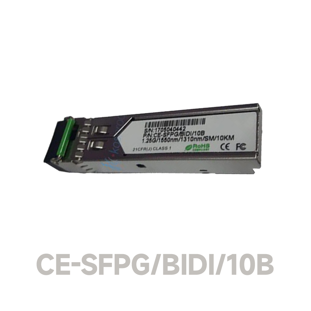 1.25G SFP, BIDI, 1550nm, 10km SC port