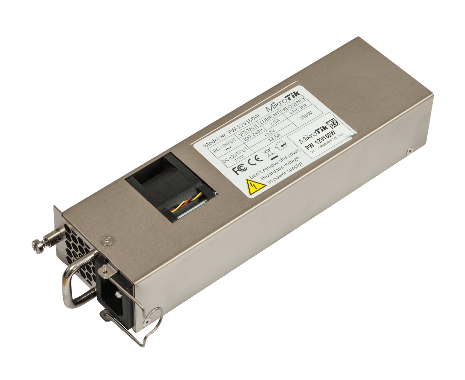 Power supply for CCR1072-1G-8S+