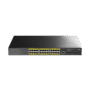 24-Port Layer 3 Managed Gigabit PoE+ Switch with 4 10G SFP Slots, 400W