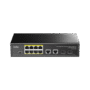 8-GbE PoE Switch with 2 Uplink GbE and 2 Uplink SFP (GS1010PS2)
