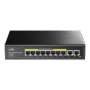 8-Port Gigabit PoE+ Switch with 2 Gigabit Uplink Ports ( GS1010PE )