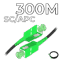 Fiber Optic Drop Cable SC/APC Connectors 300M