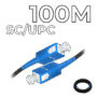 Fiber Optic Drop Cable SC/UPC Connectors 100M