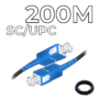 Fiber Optic Drop Cable SC/UPC Connectors 200M