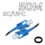 Fiber Optic Drop Cable SC/UPC Connectors 50M