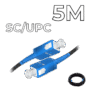 Fiber Optic Drop Cable SC/UPC Connectors 5M