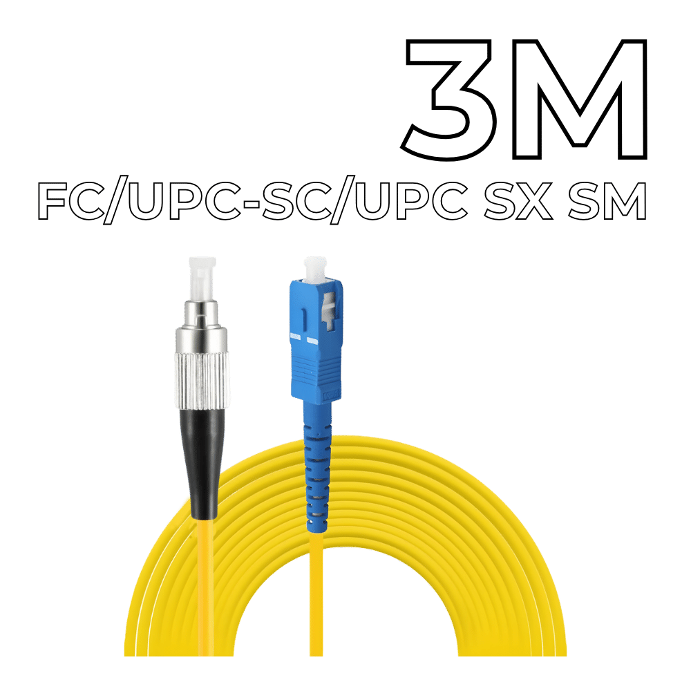 Patch Cord FC/UPC-SC/UPC SX SM 3M