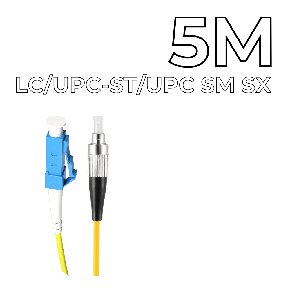 Patch Cord LC/UPC-ST/UPC SM SX 5M