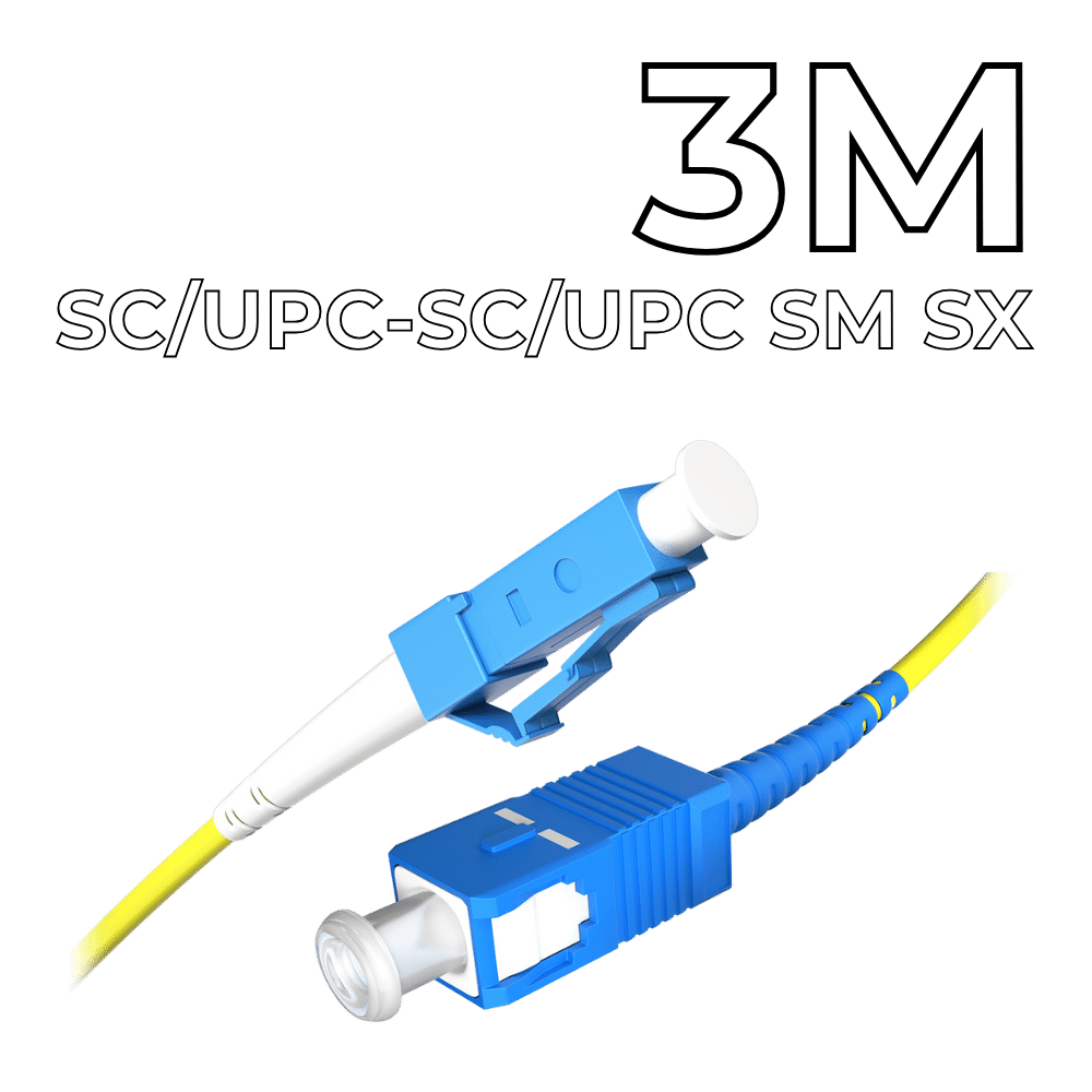Patch Cord SC/UPC-LC/UPC SM SX 3M