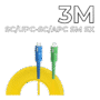 Patch Cord SC/UPC-SC/APC SM SX 3M