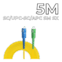 Patch Cord SC/UPC-SC/APC SM SX 5M