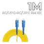 Patch Cord SC/UPC-SC/UPC SM SX 1M