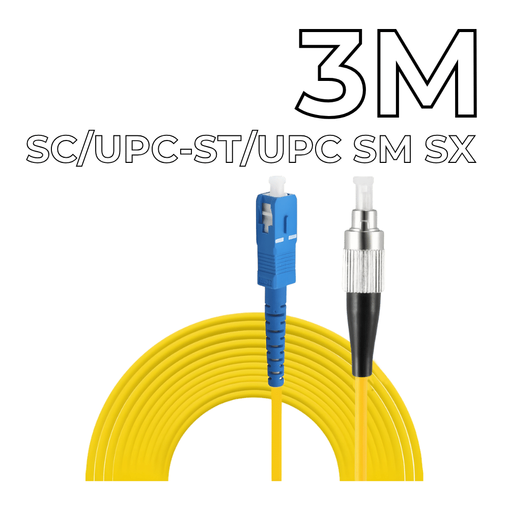Patch Cord SC/UPC-ST/UPC SM SX 3M
