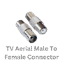 RG6 TV Aerial to F Connector Female