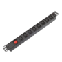 Rackmount switch C13 PDU - PVC(plastic shell) 8 ways