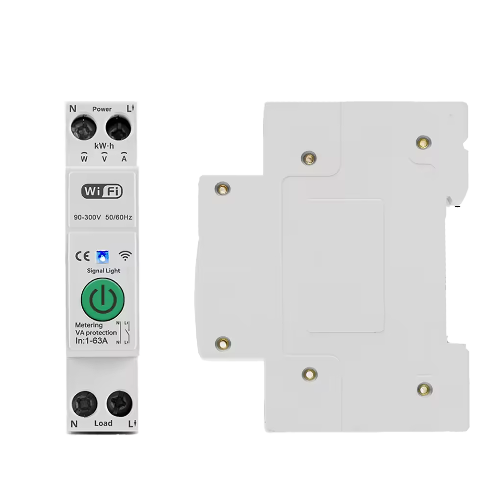 Single Phase WIFI Smart Circuit Breaker & Energy Meter