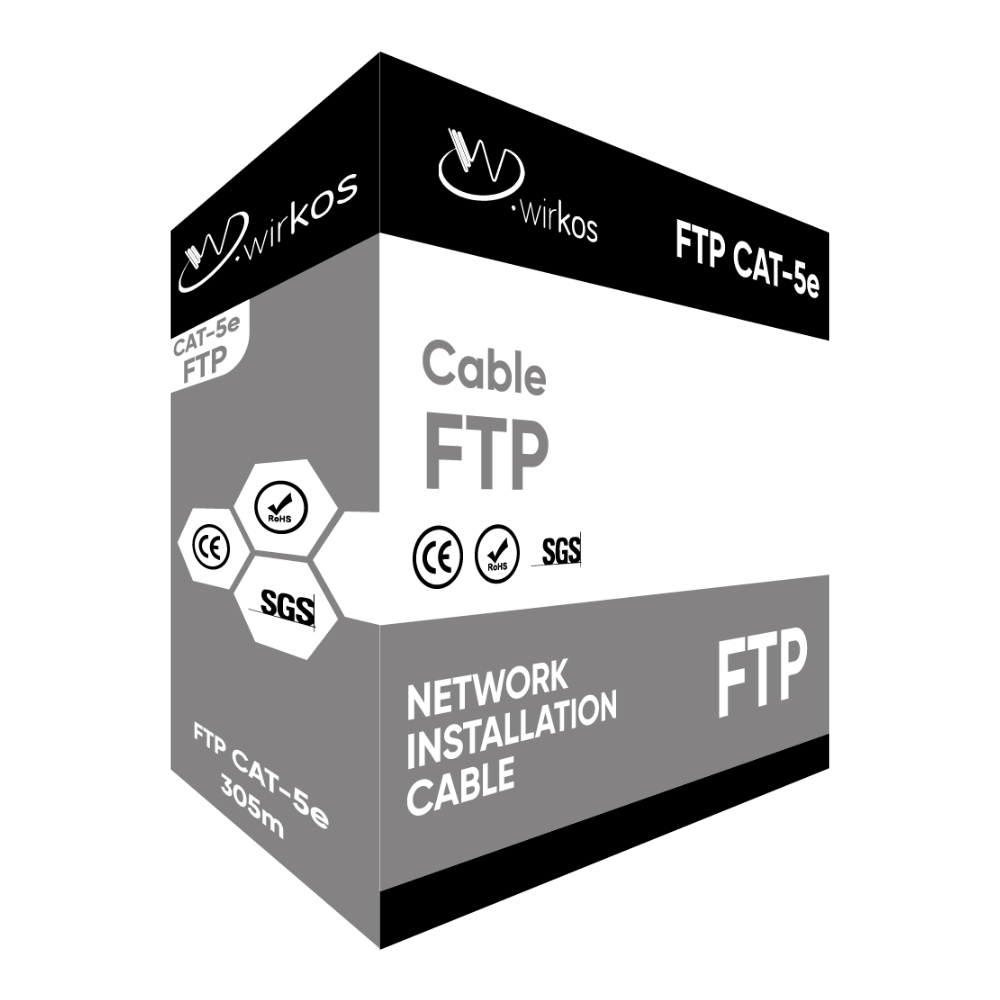 Wirkos LAN CABLE FTP Cat-5e 4Pair/0.50 CCA (305m)